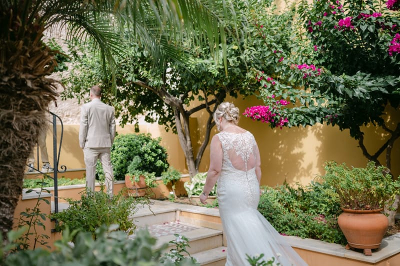 Bridal Preparation and First Look and Couple Photoshoot before ceremony