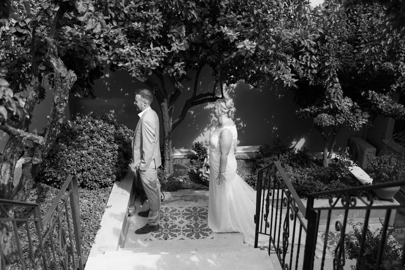 Bridal Preparation and First Look and Couple Photoshoot before ceremony