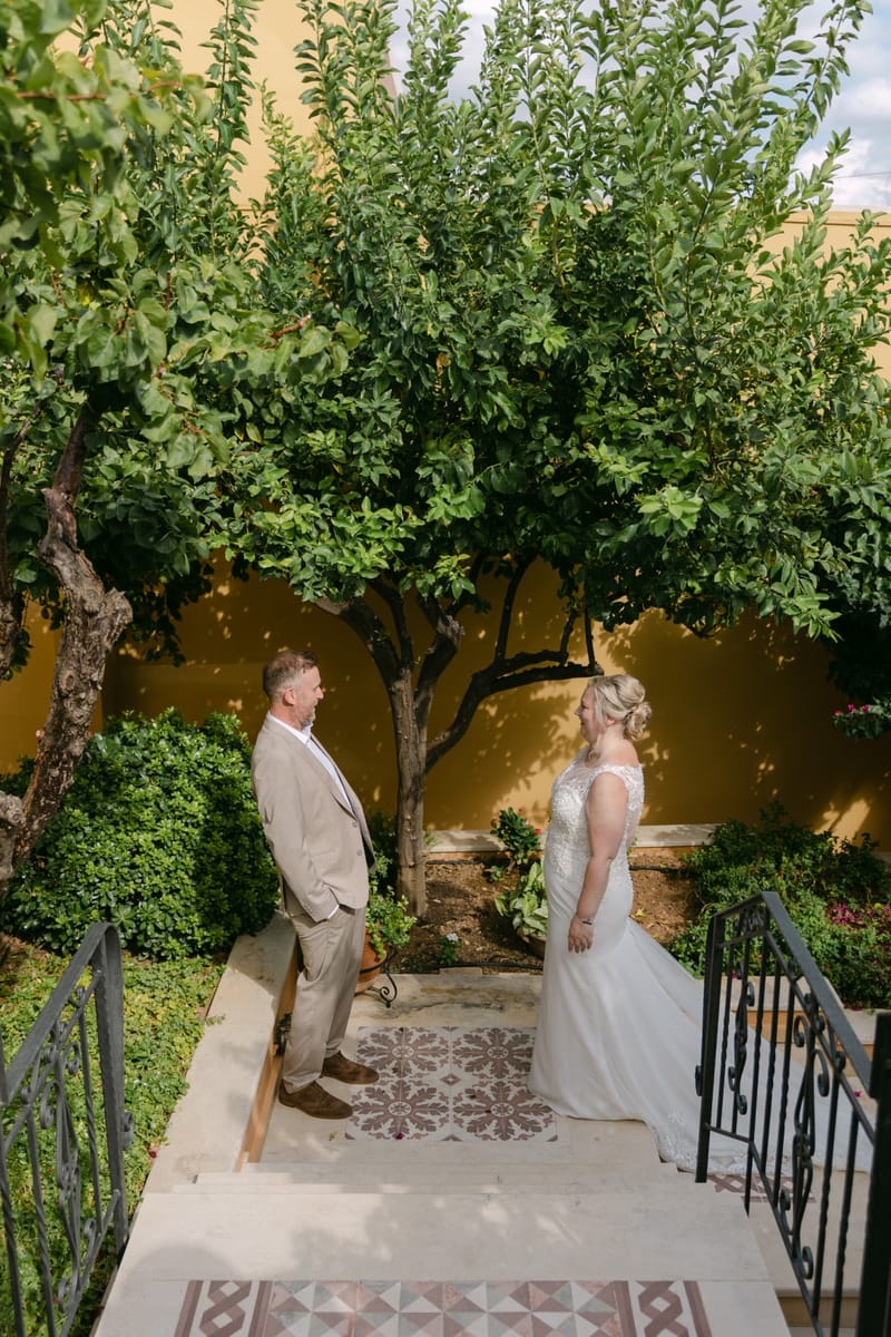 Bridal Preparation and First Look and Couple Photoshoot before ceremony