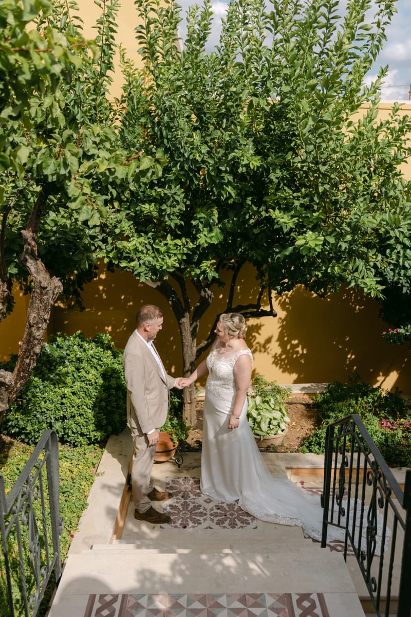 Bridal Preparation and First Look and Couple Photoshoot before ceremony