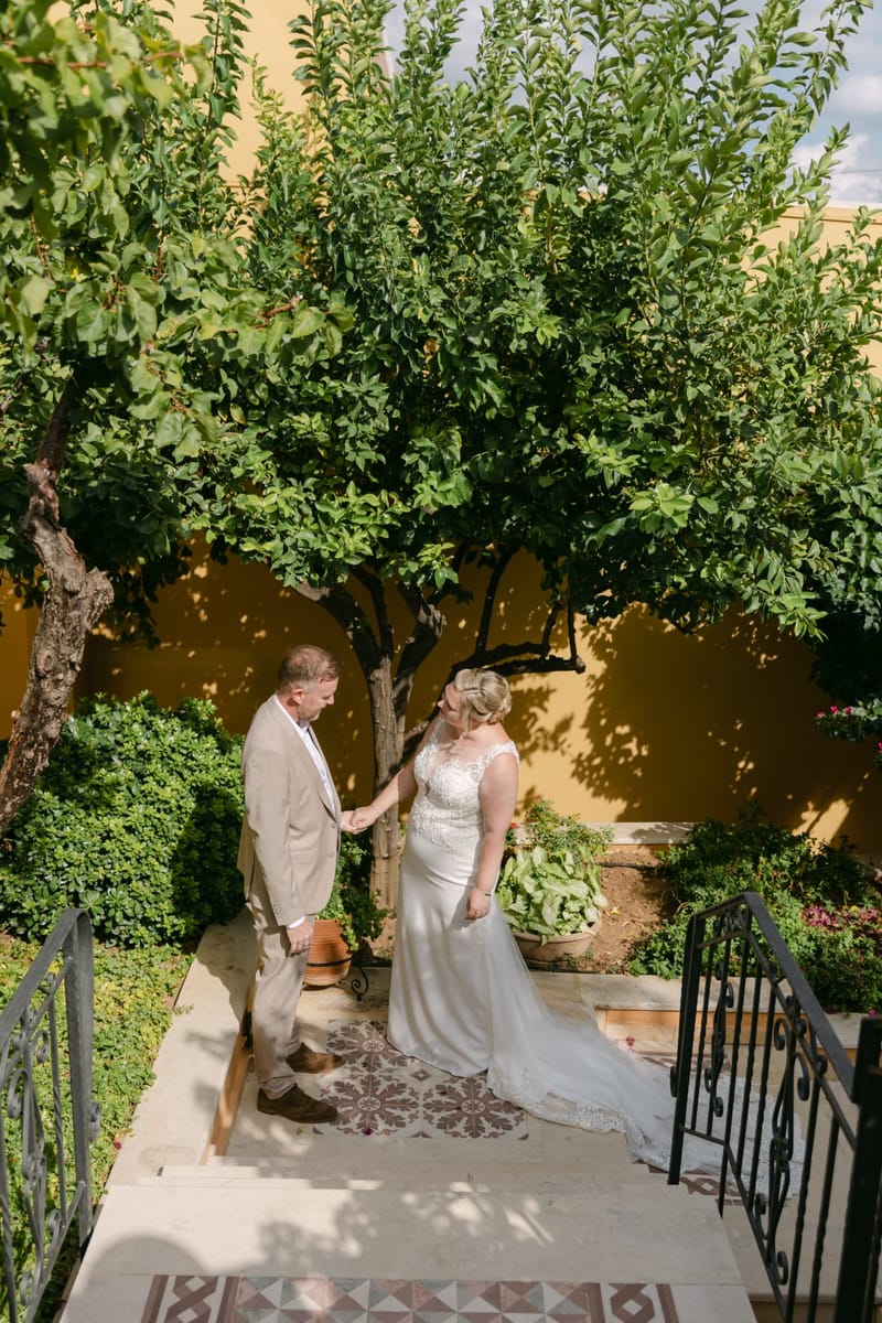 Bridal Preparation and First Look and Couple Photoshoot before ceremony