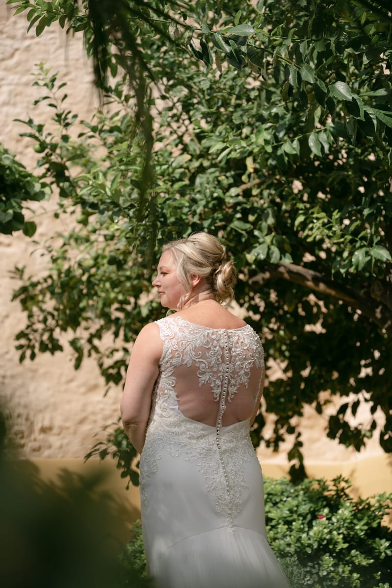 Bridal Preparation and First Look and Couple Photoshoot before ceremony