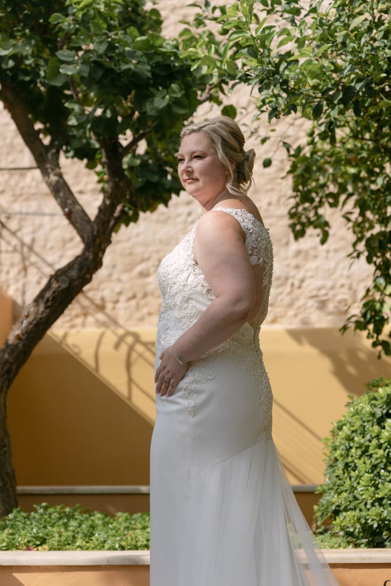 Bridal Preparation and First Look and Couple Photoshoot before ceremony