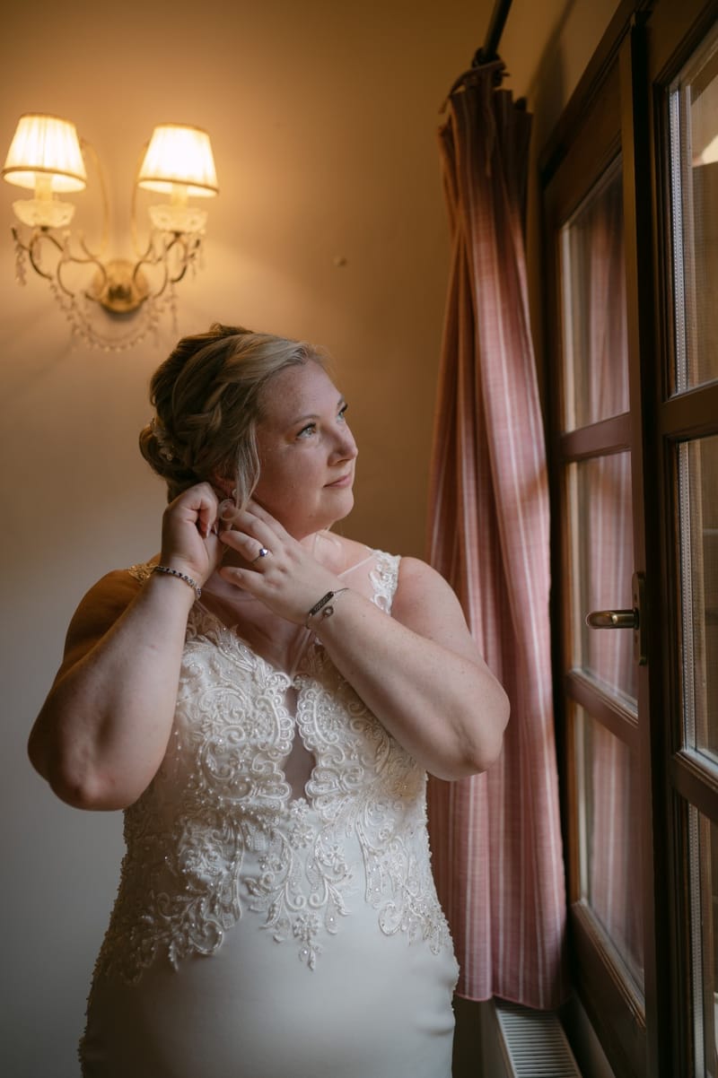 Bridal Preparation and First Look and Couple Photoshoot before ceremony