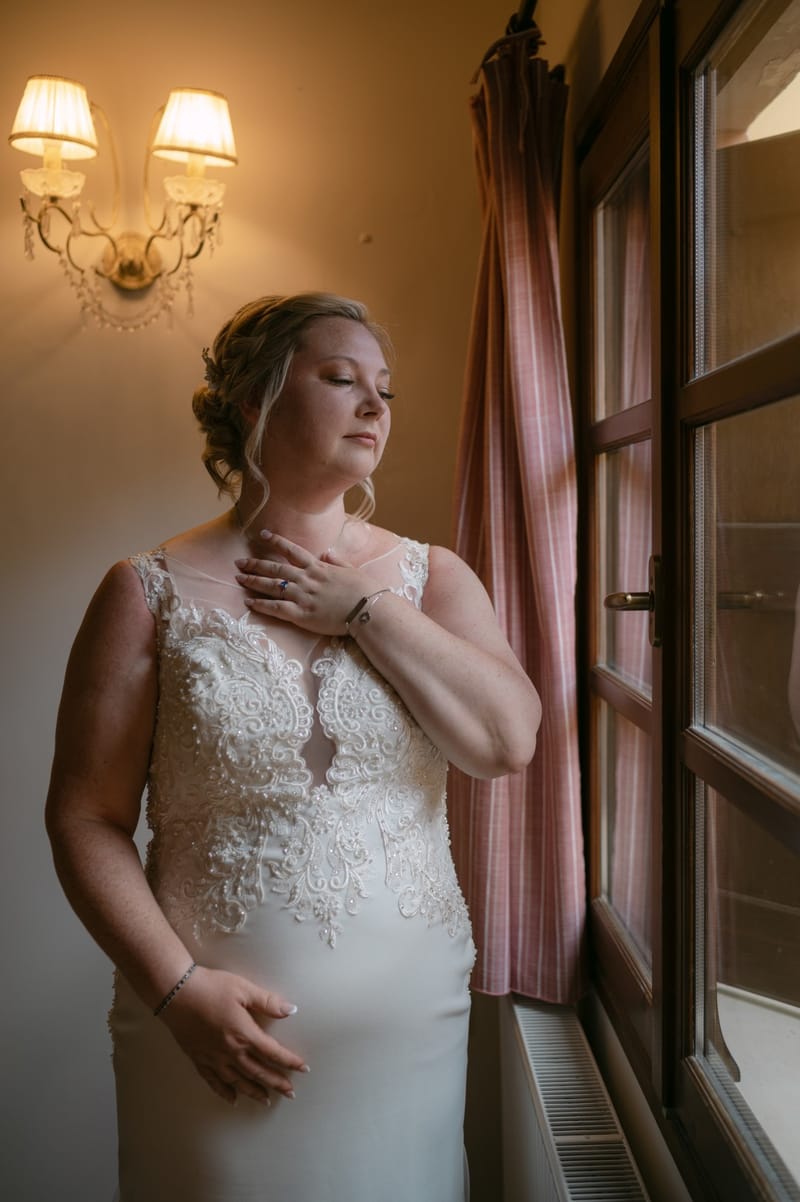 Bridal Preparation and First Look and Couple Photoshoot before ceremony