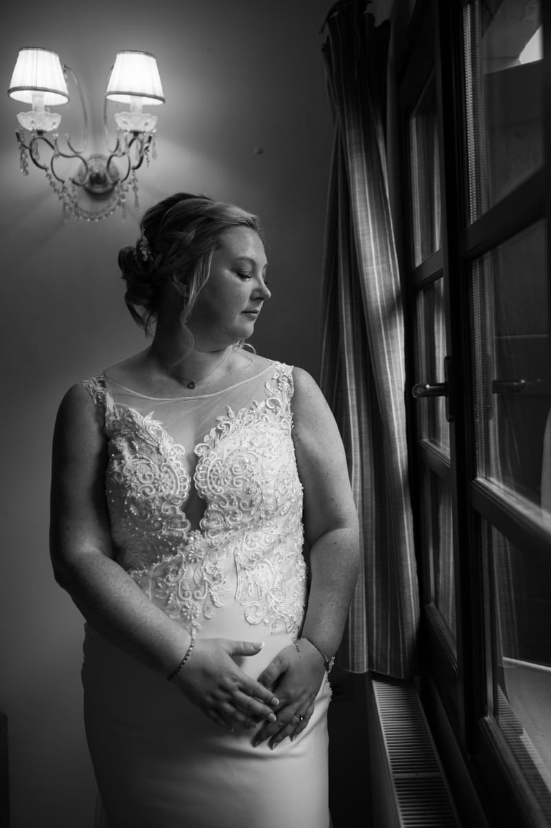 Bridal Preparation and First Look and Couple Photoshoot before ceremony