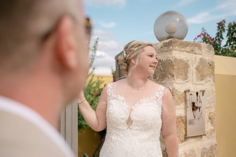 Bridal Preparation and First Look and Couple Photoshoot before ceremony