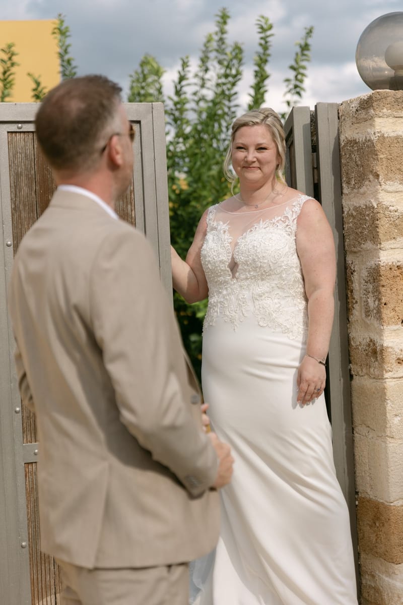 Bridal Preparation and First Look and Couple Photoshoot before ceremony