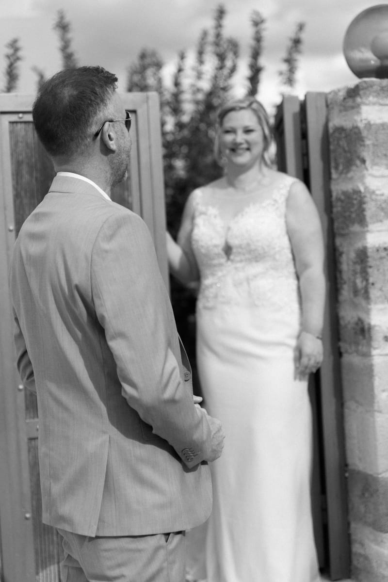 Bridal Preparation and First Look and Couple Photoshoot before ceremony