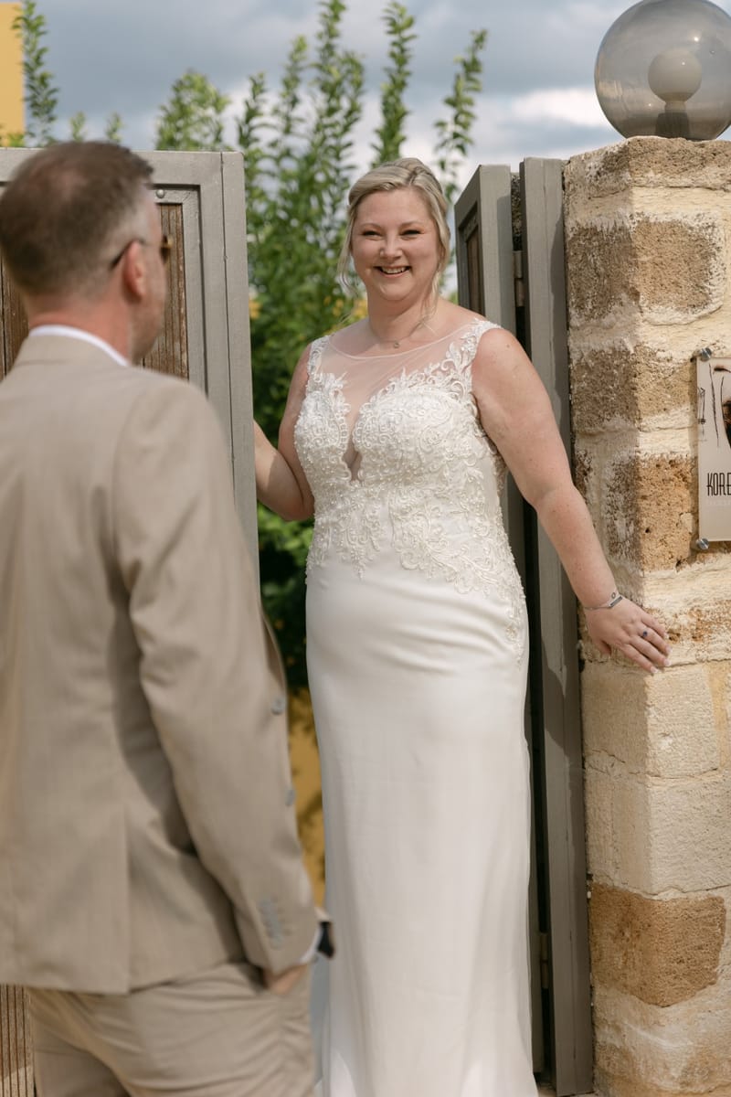 Bridal Preparation and First Look and Couple Photoshoot before ceremony