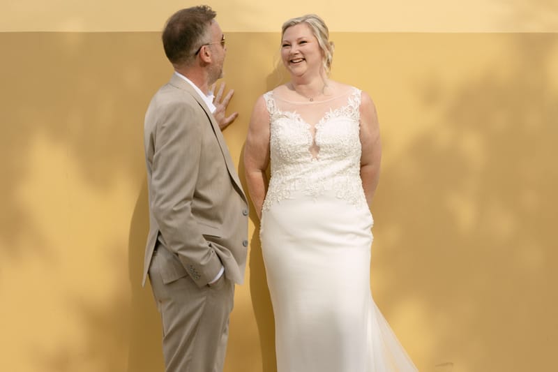 Bridal Preparation and First Look and Couple Photoshoot before ceremony