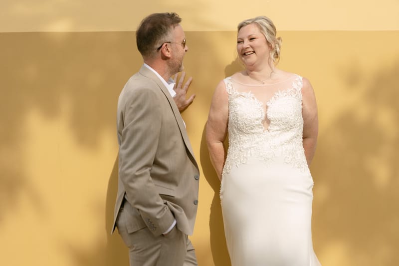 Bridal Preparation and First Look and Couple Photoshoot before ceremony