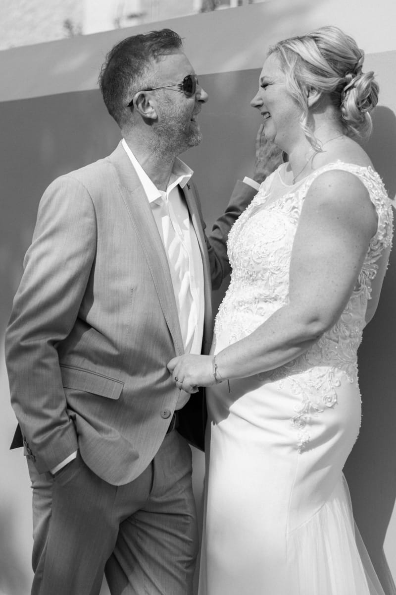 Bridal Preparation and First Look and Couple Photoshoot before ceremony