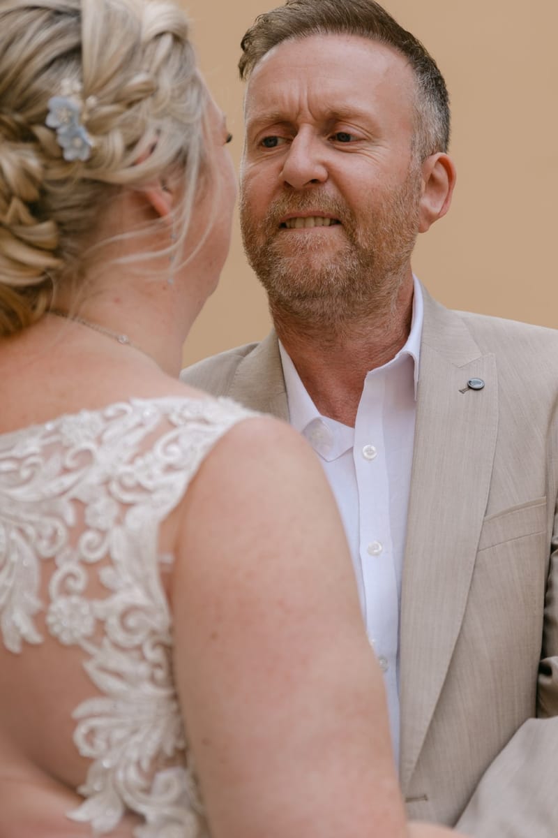 Bridal Preparation and First Look and Couple Photoshoot before ceremony