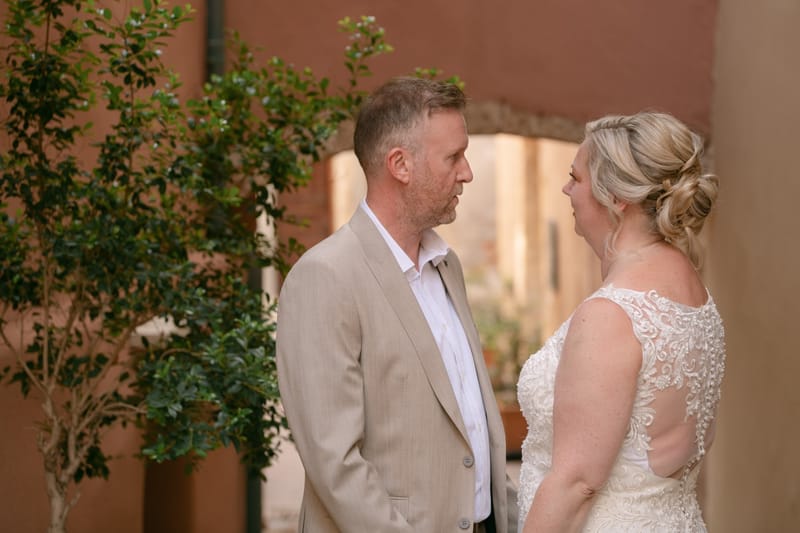 Bridal Preparation and First Look and Couple Photoshoot before ceremony