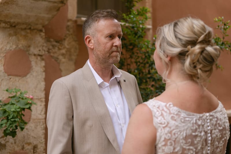 Bridal Preparation and First Look and Couple Photoshoot before ceremony