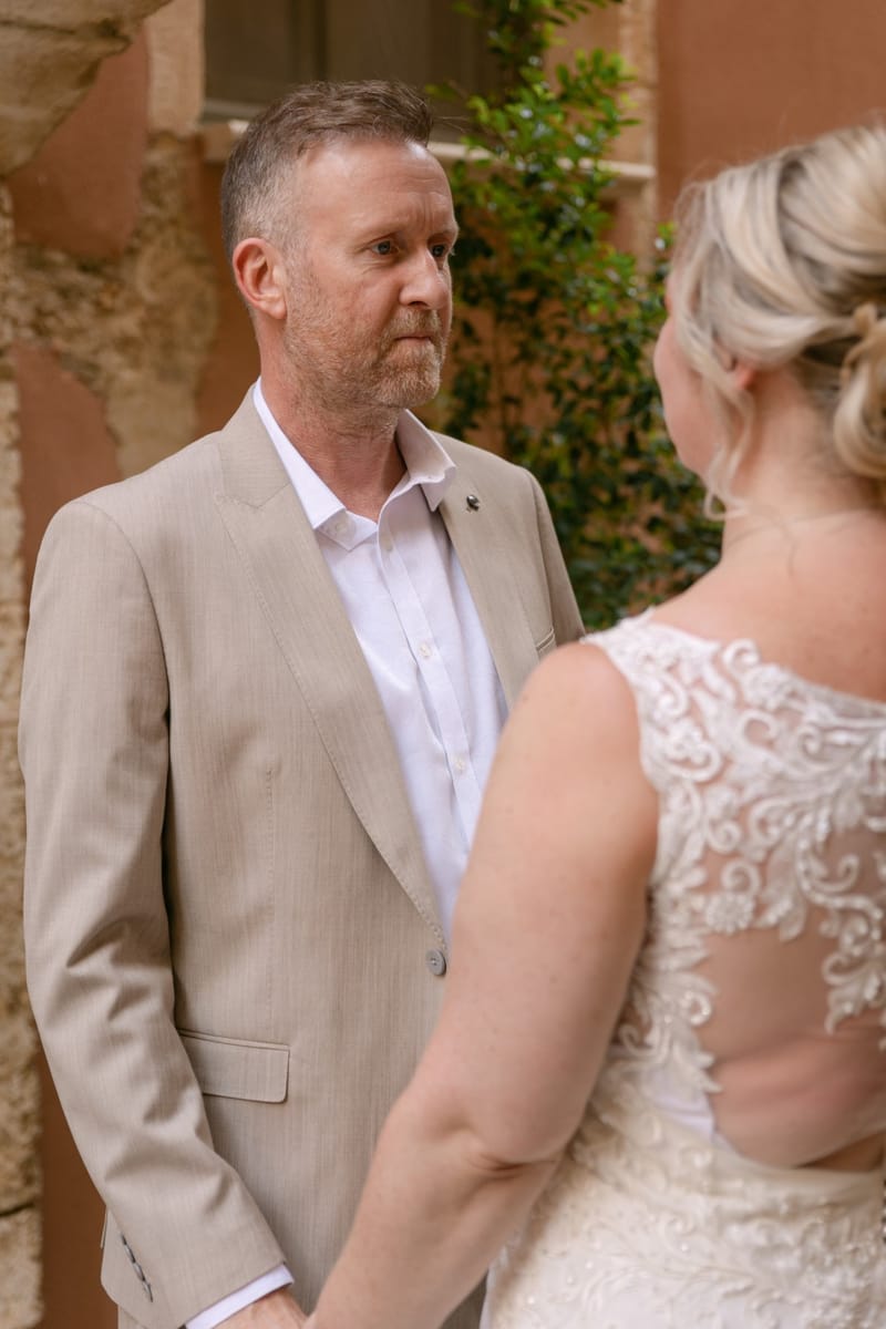 Bridal Preparation and First Look and Couple Photoshoot before ceremony