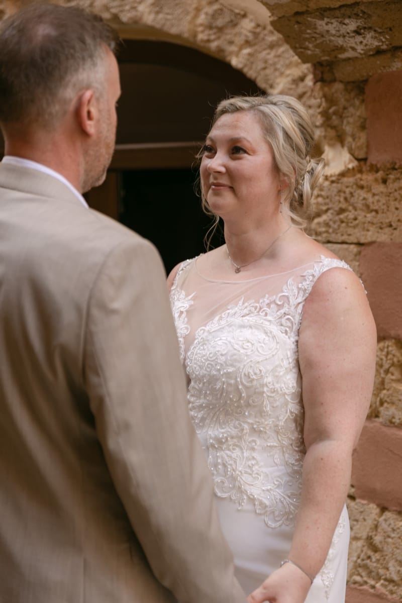 Bridal Preparation and First Look and Couple Photoshoot before ceremony