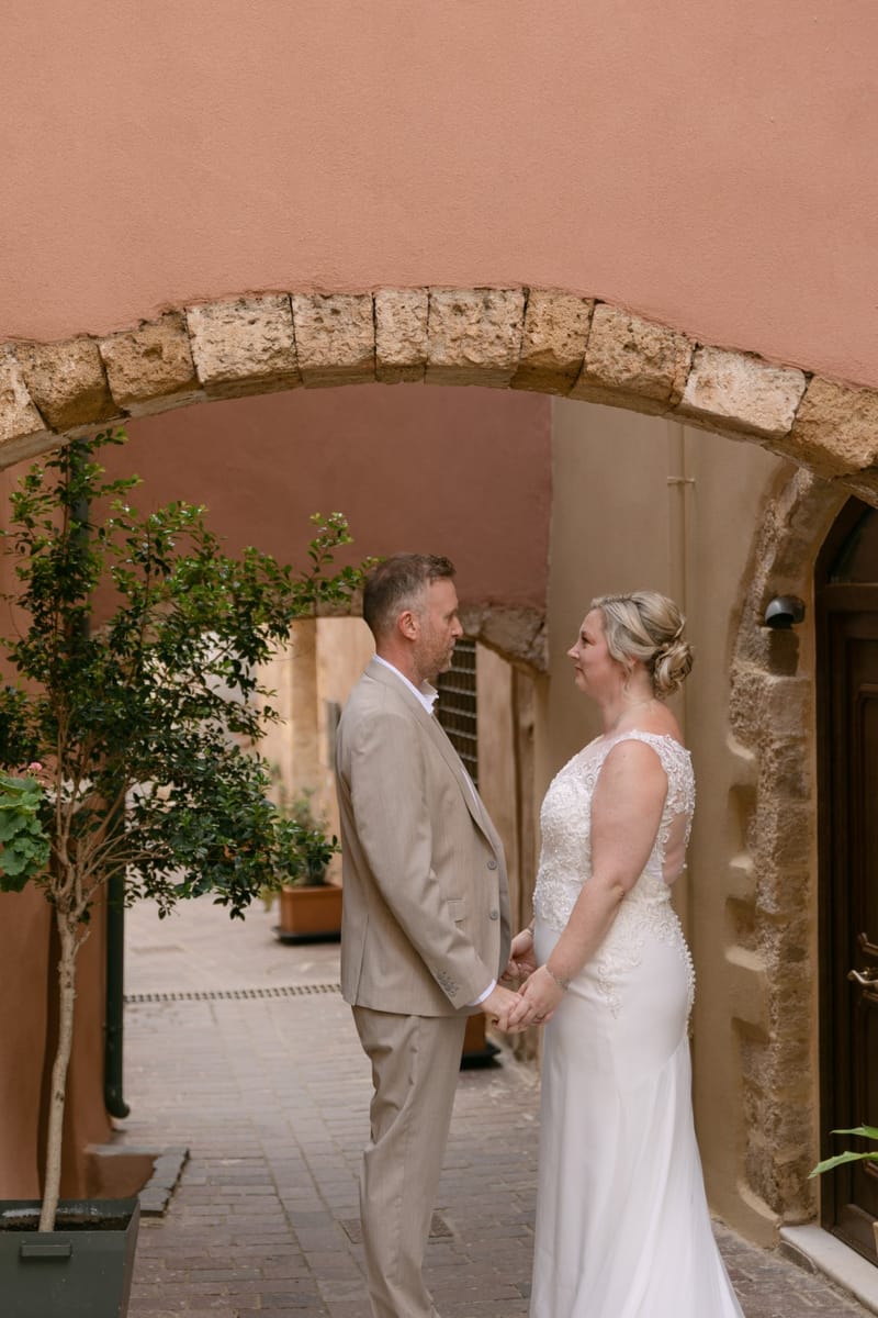 Bridal Preparation and First Look and Couple Photoshoot before ceremony