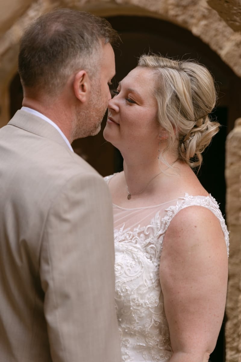 Bridal Preparation and First Look and Couple Photoshoot before ceremony