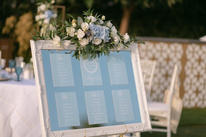 Fiona & Paul Blue theme Wedding in Crete