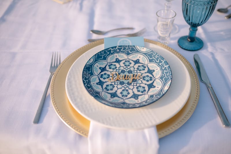 Fiona & Paul Blue theme Wedding in Crete