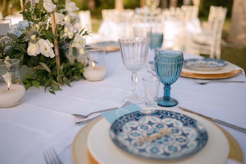 Fiona & Paul Blue theme Wedding in Crete