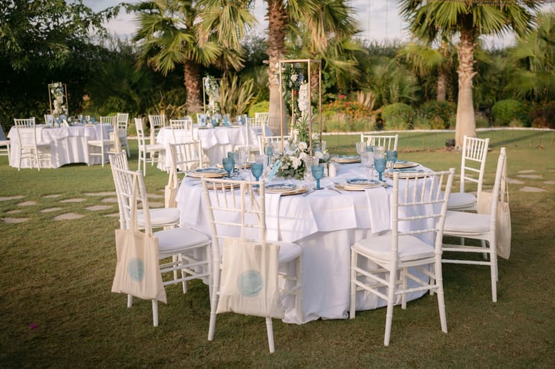 Fiona & Paul Blue theme Wedding in Crete