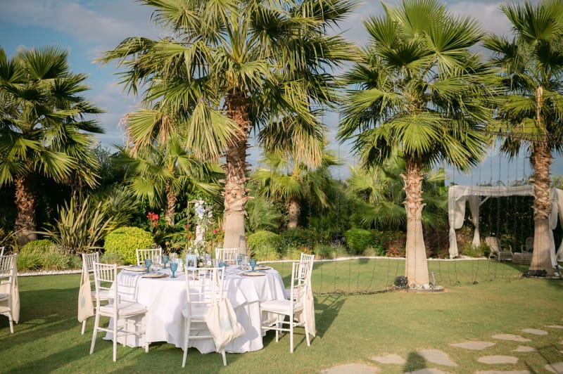 Fiona & Paul Blue theme Wedding in Crete