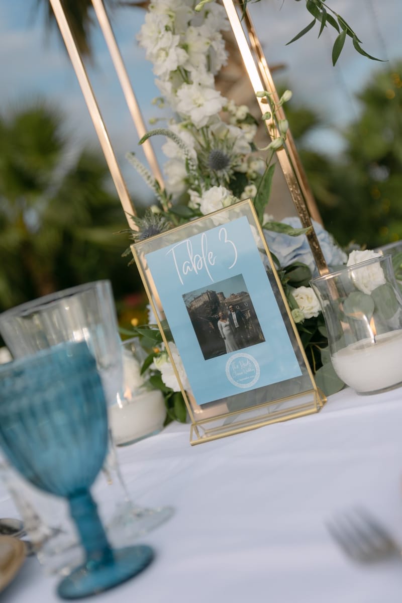 Fiona & Paul Blue theme Wedding in Crete