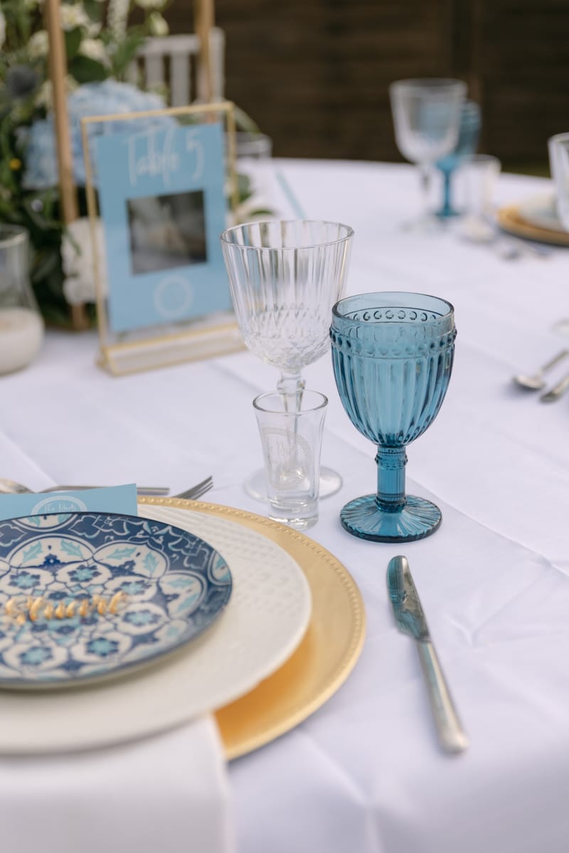 Fiona & Paul Blue theme Wedding in Crete