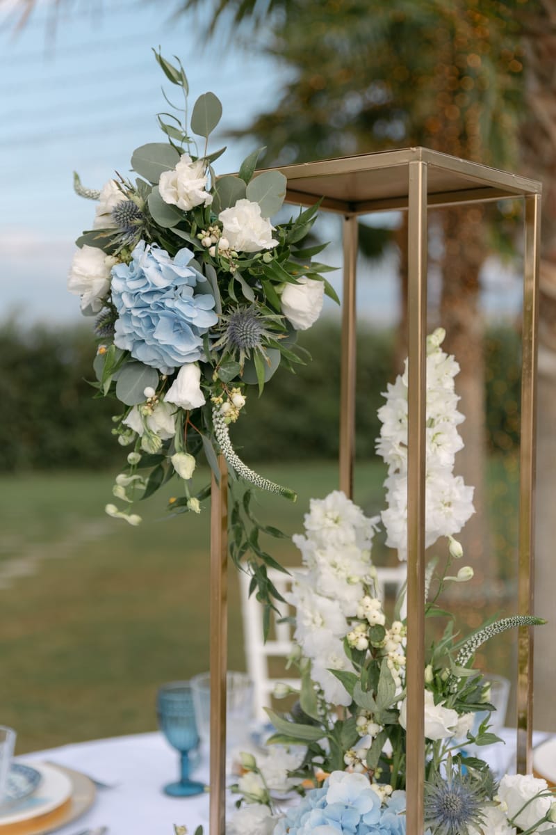 Fiona & Paul Blue theme Wedding in Crete