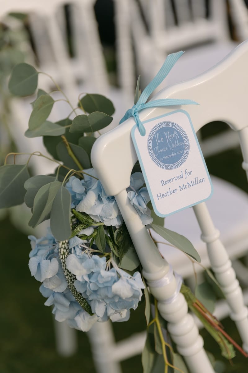 Fiona & Paul Blue theme Wedding in Crete