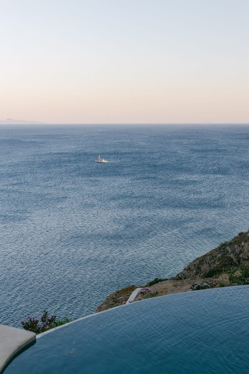 Jenny & Padraig Wedding at the Cycladic Gem Villa in Ios