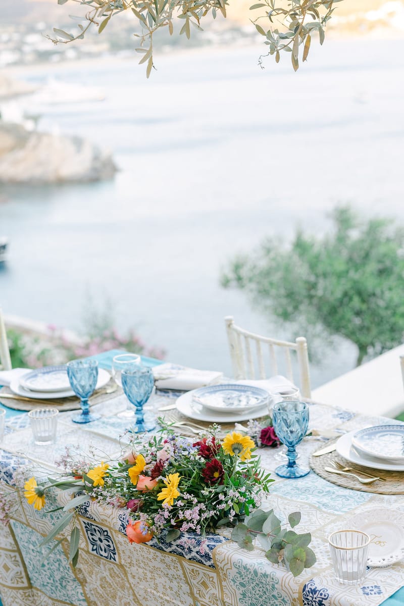 Jenny & Padraig Wedding at the Cycladic Gem Villa in Ios