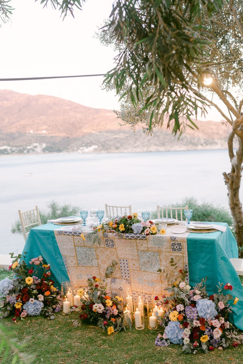 Jenny & Padraig Wedding at the Cycladic Gem Villa in Ios