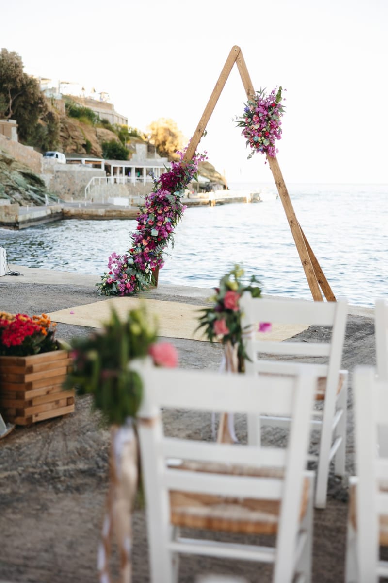 Gill & Nick Wedding in Agia Pelagia Crete