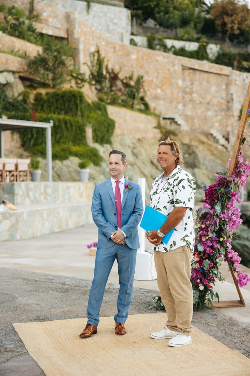 Gill & Nick Wedding in Agia Pelagia Crete
