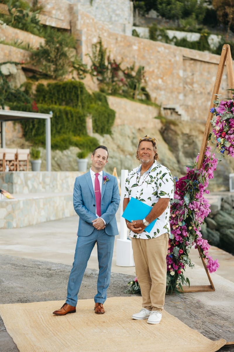 Gill & Nick Wedding in Agia Pelagia Crete