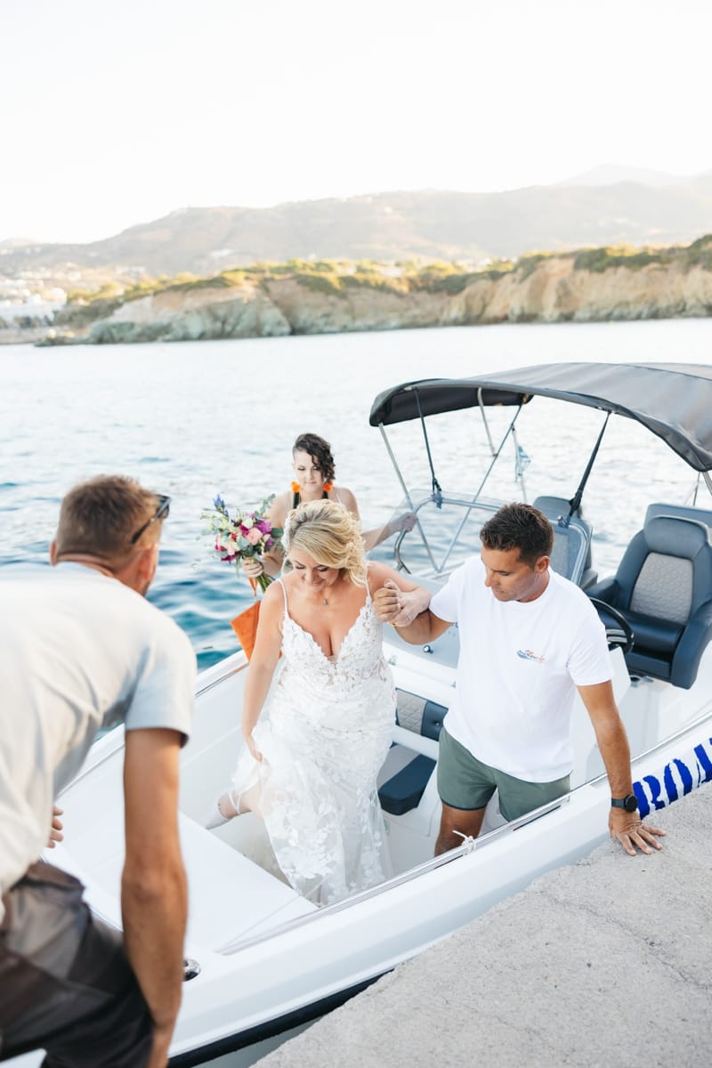 Gill & Nick Wedding in Agia Pelagia Crete