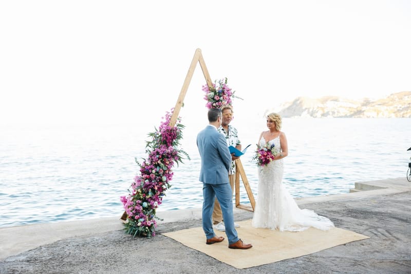 Gill & Nick Wedding in Agia Pelagia Crete