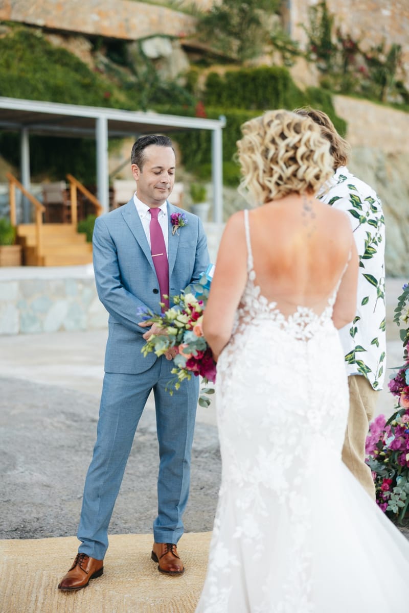 Gill & Nick Wedding in Agia Pelagia Crete