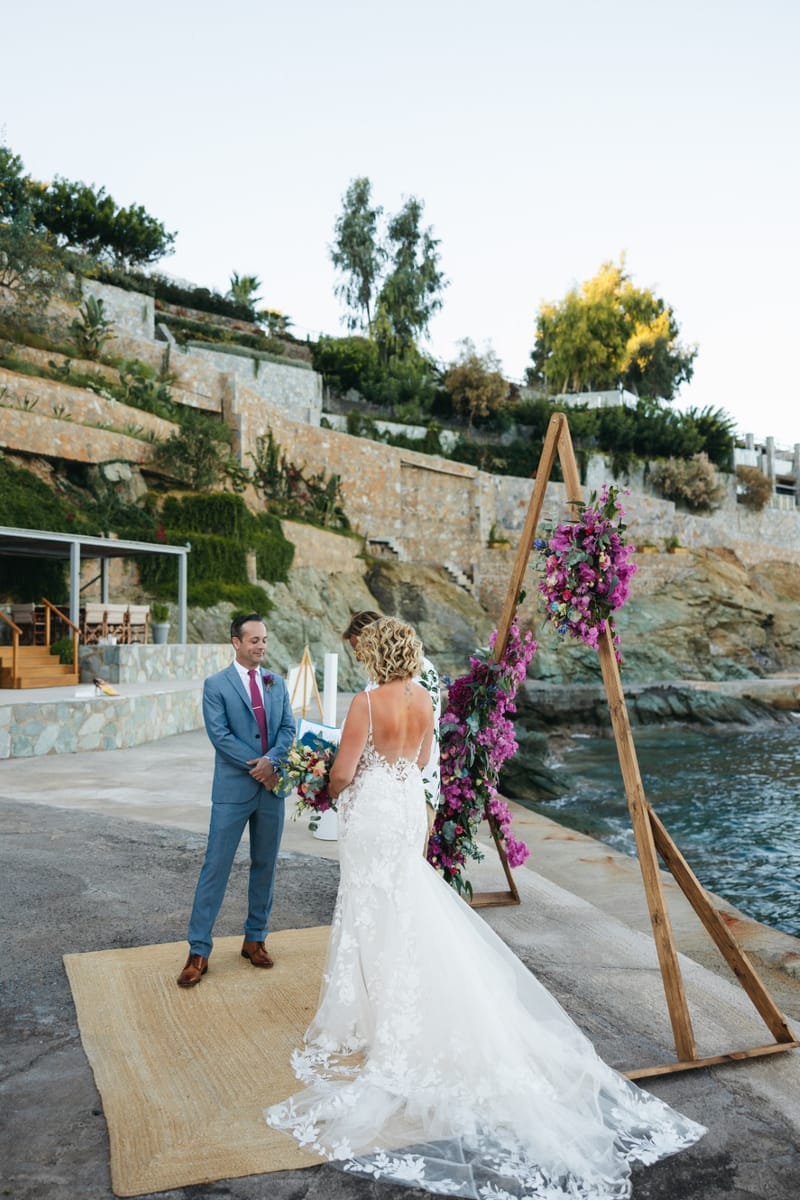 Gill & Nick Wedding in Agia Pelagia Crete