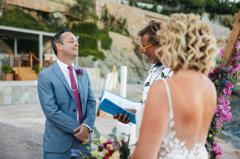 Gill & Nick Wedding in Agia Pelagia Crete
