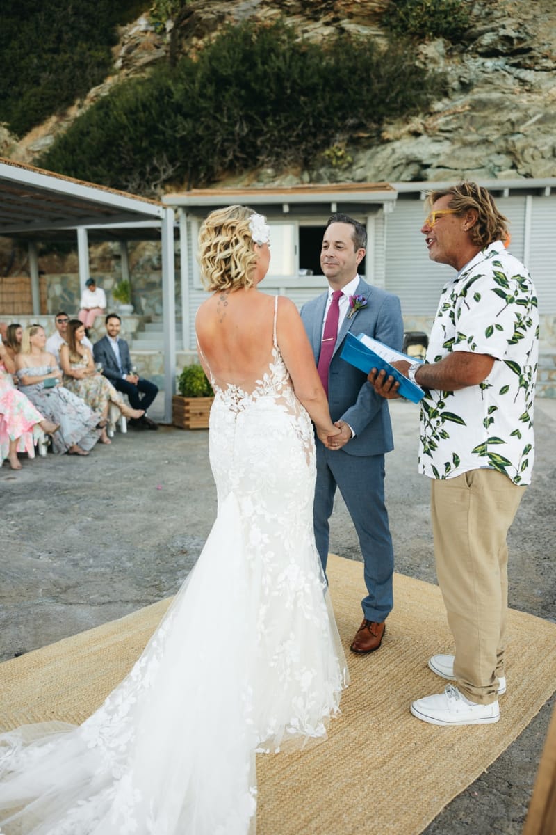 Gill & Nick Wedding in Agia Pelagia Crete