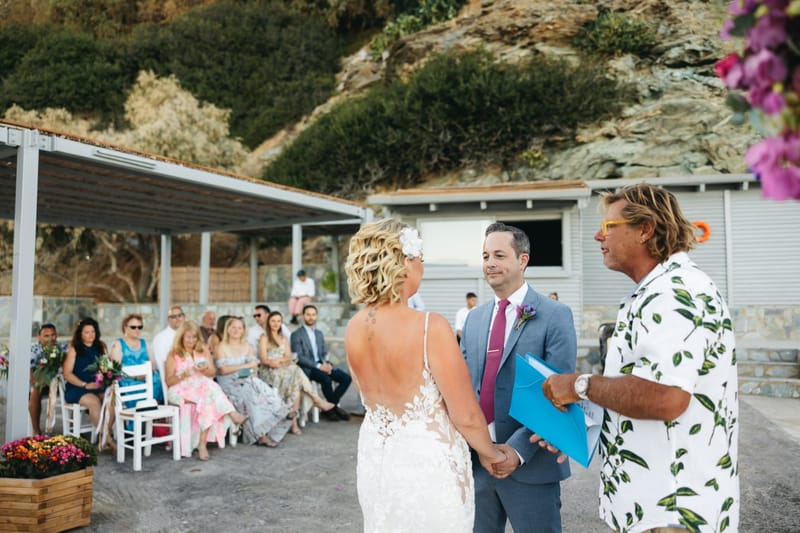 Gill & Nick Wedding in Agia Pelagia Crete