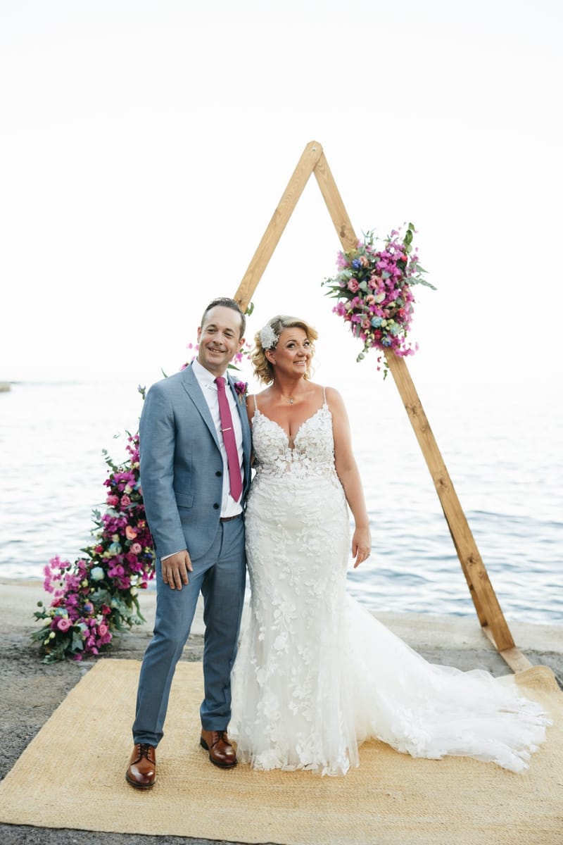 Gill & Nick Wedding in Agia Pelagia Crete