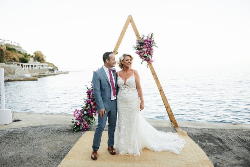 Gill & Nick Wedding in Agia Pelagia Crete