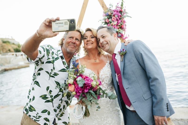 Gill & Nick Wedding in Agia Pelagia Crete