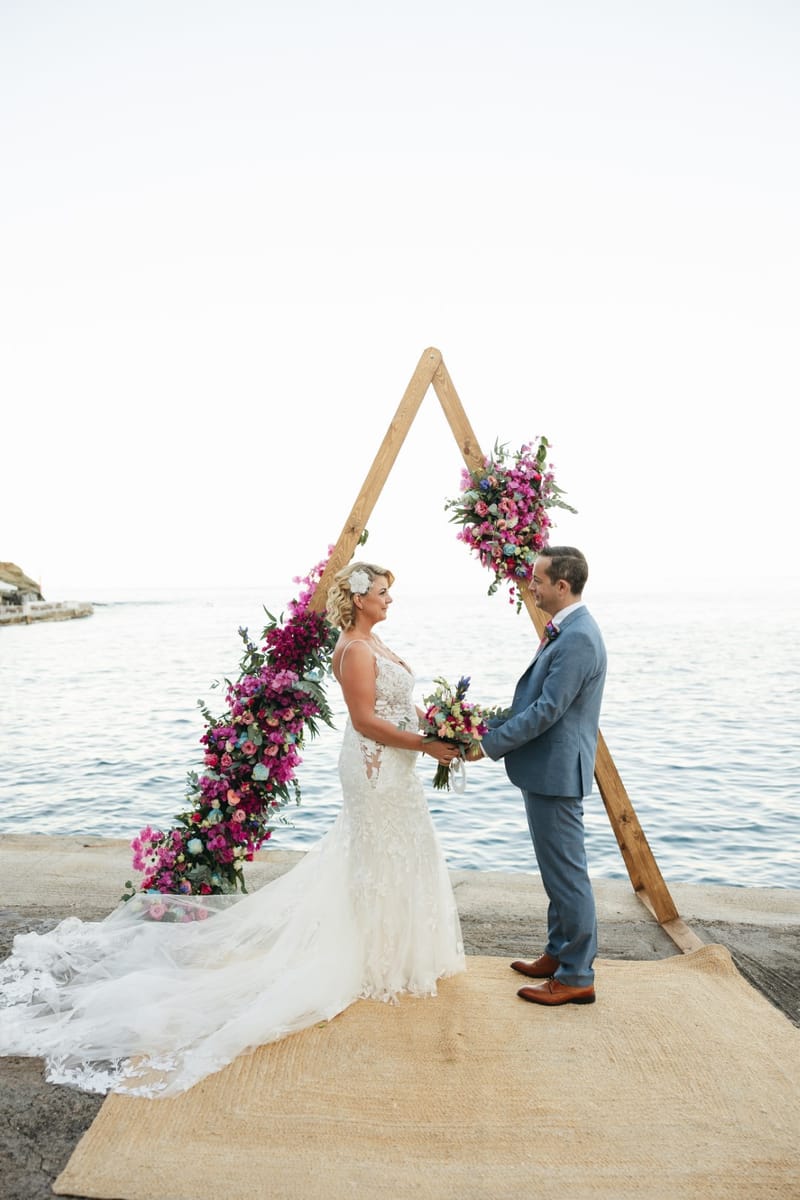 Gill & Nick Wedding in Agia Pelagia Crete